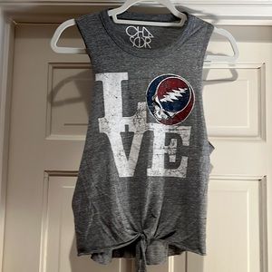 Chaser tie-front T-shirt